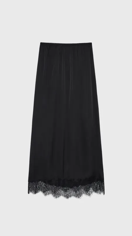 Anine Bing Shelby Skirt in Black