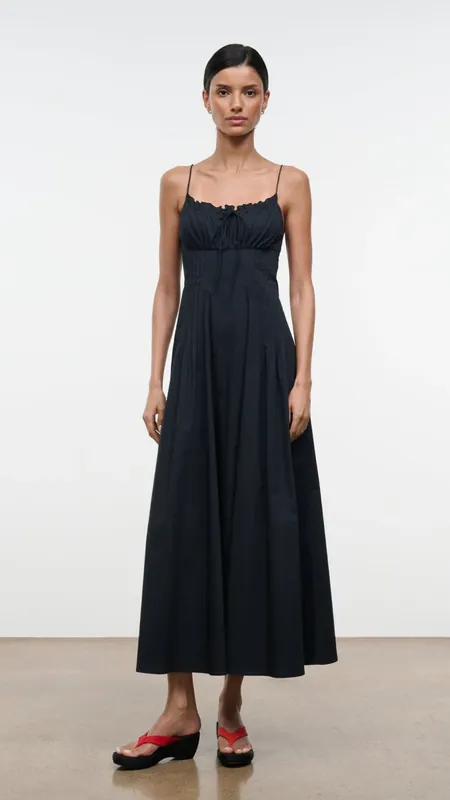 Staud Margi Dress in Black