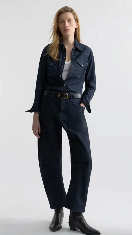 Nili Lotan Shon Jean in Indigo Rinse