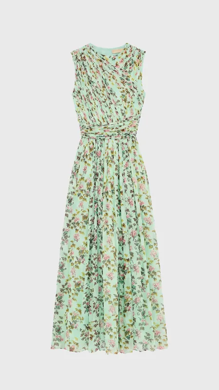 Ulla Johnson Celestina Silk Dress in Opaline