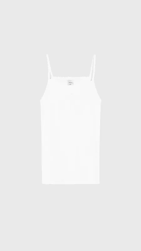 LESET Pointelle Classic Tank Top