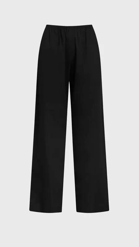 LESET Yoko Pocket Pant in Black