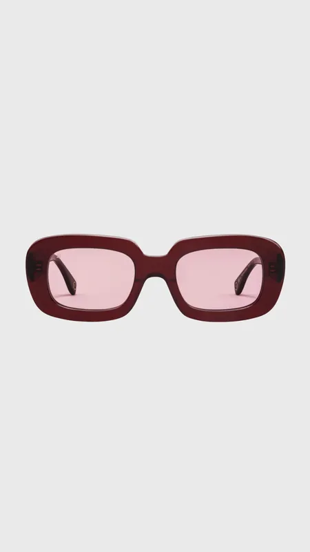 Jimmy Fairly The ILY JF Colors Sunglasses in Burgundy