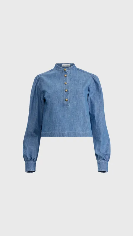 Altuzarra Margot Top in Indigo