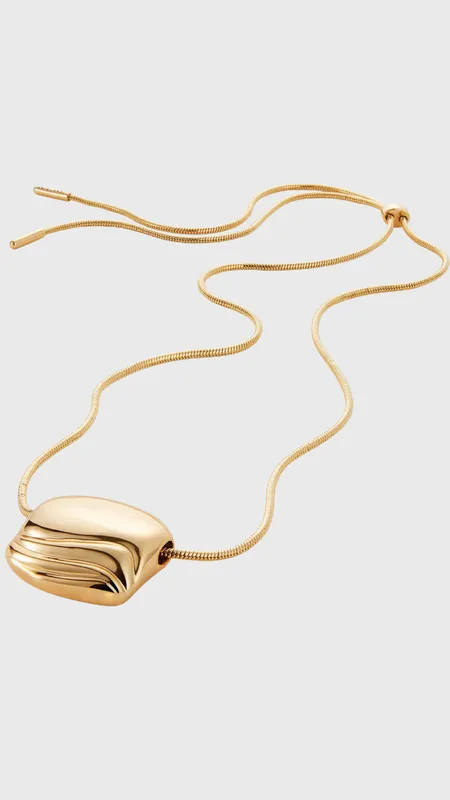 Jenny Bird Rue Pendant Necklace in Gold