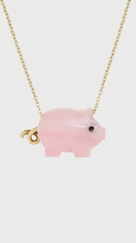 Aliita Piggy Opal Necklace