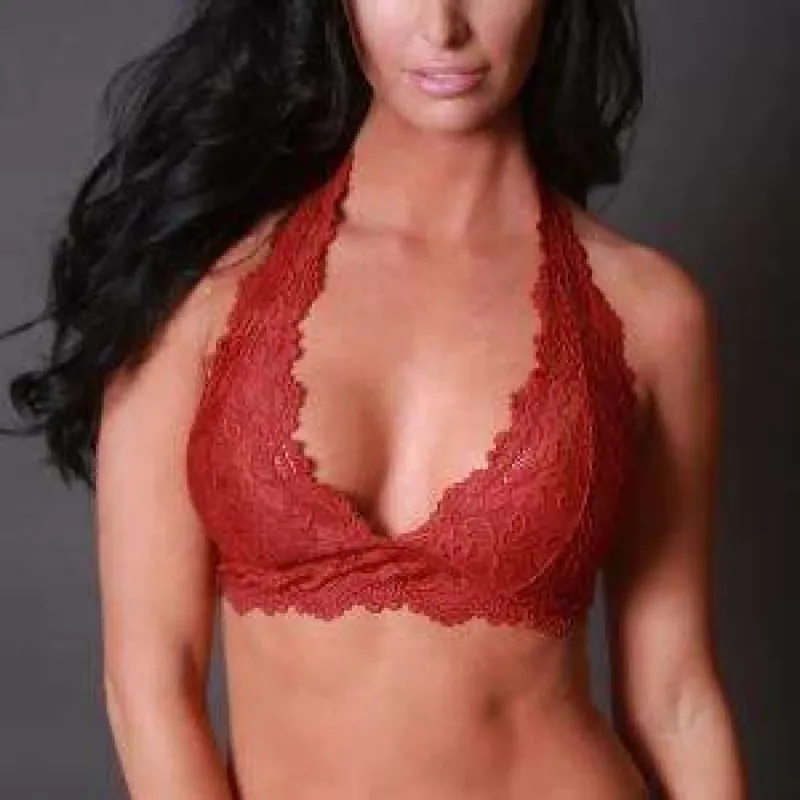 Undie Couture Halter Lace Bralette