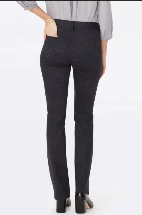 NYDJ Women's Marilyn Straight Pants In Ponte Knit Herringbone Heights
