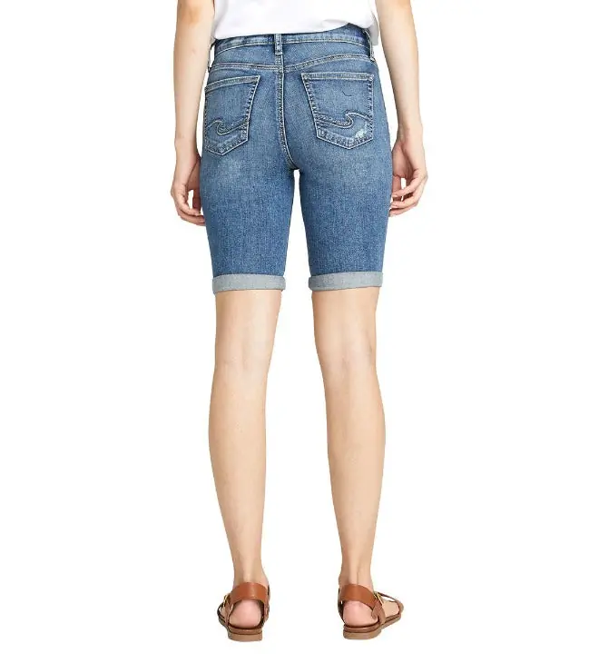 Silver Jeans CO. Women's Avery High Rise Bermuda Short