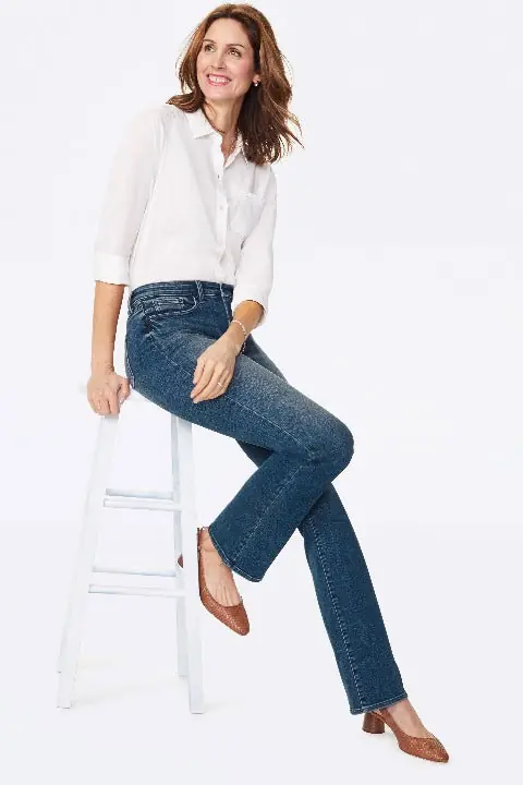 NYDJ Barbara Bootcut Jeans Color Lombard