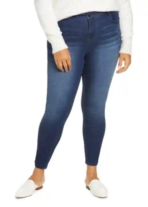 1822 Denim Women's Plus Size High Rise Butter Skinny Jeans - Chantal Accessories