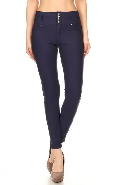 Yelete Ladies' Hi-Waist Super Skinny pants