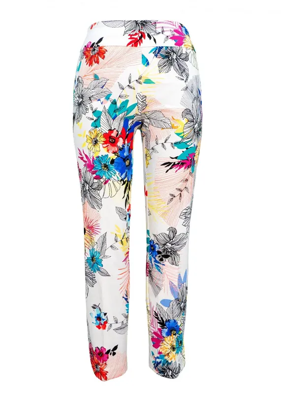 UP! Pants Women's Summer Petal Slit Style# 66787