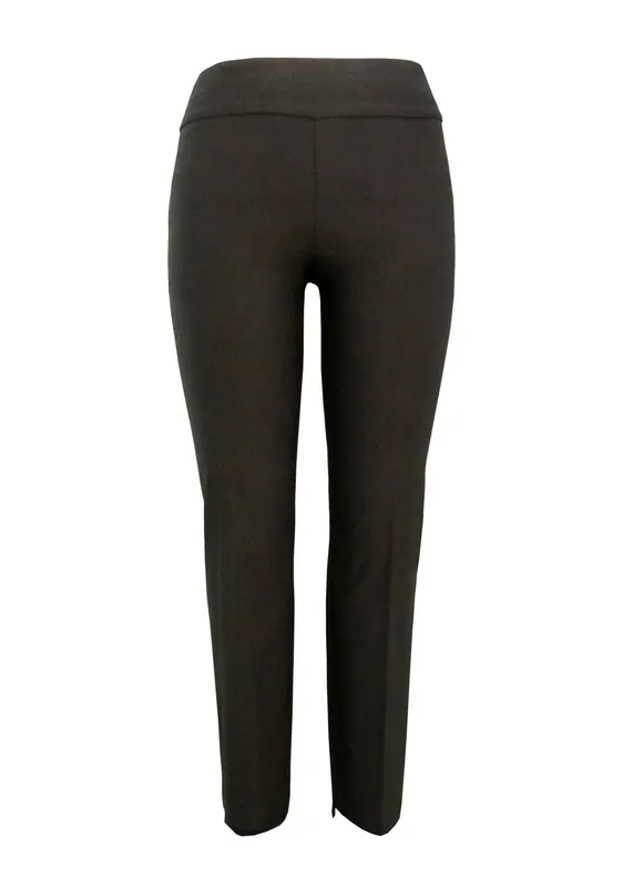 UP! Pants Women's Hi-Lo Slit Techno Pant