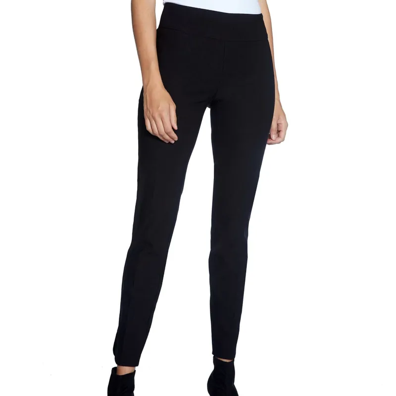 UP! Pants Women's Solid Petel Slit Pants