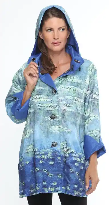 Oopéra Ladies' Reversible Raincoat Water Lilies