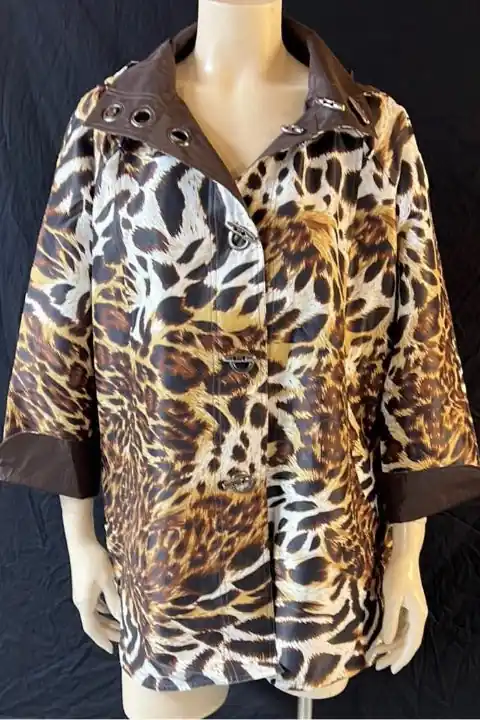 Oopéra Ladies' Reversible Animal Print Raincoat