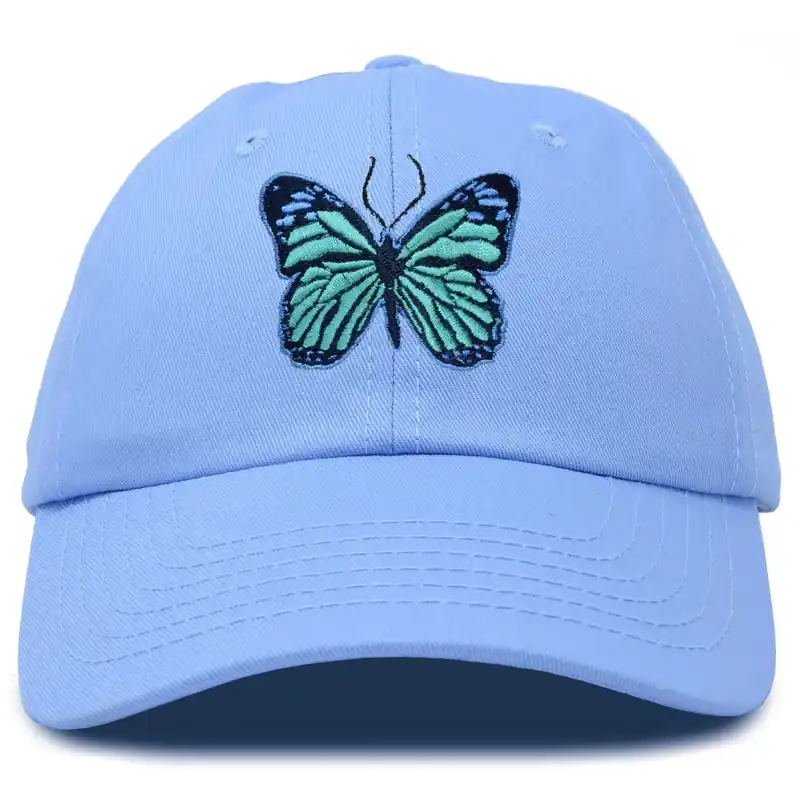 Dalix Blue Butterfly Hat