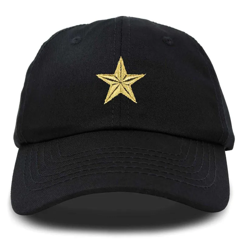 DALIX Gold Super Star Hat