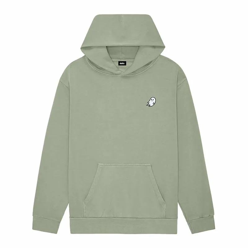Dalix Mens Ghost Midweight Fleece Relaxed Hooded Sweatshirt