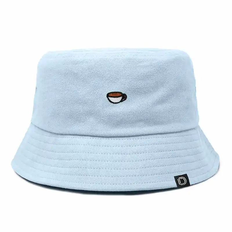 Dalix Womens Lil Coffee Cotton Bucket Hat