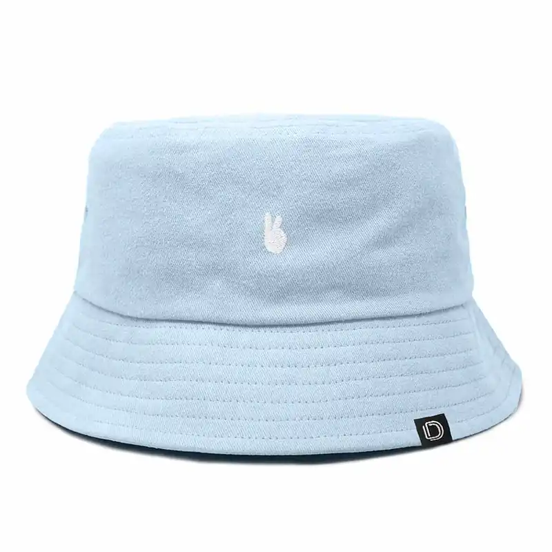 Dalix Womens Lil Peace Sign Cotton Bucket Hat