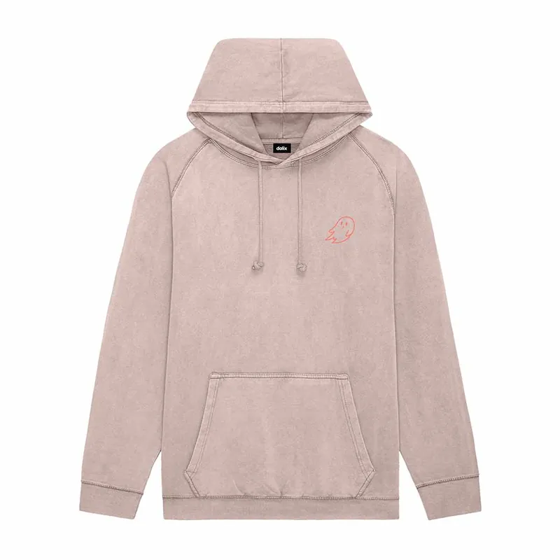 Dalix Womens Sunny Days Ahead Washed Hooded Sweatshirt