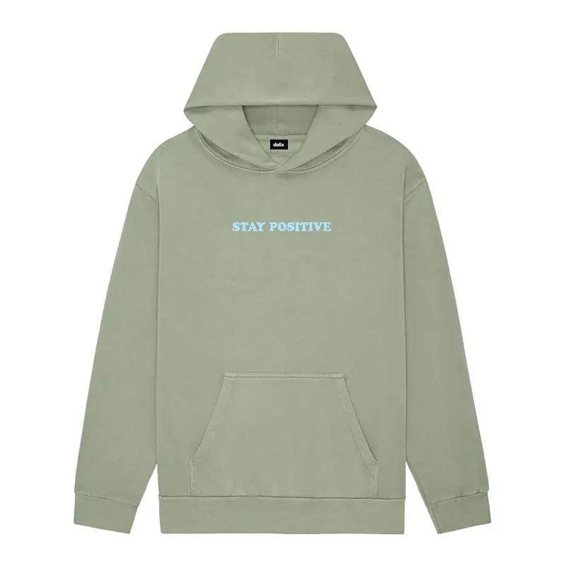 Dalix Womens Stay Positive Relaxed Hoodie