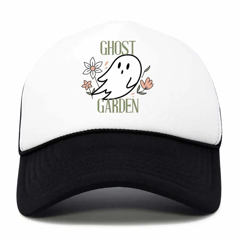 Dalix Ghost Garden Snapback Trucker Hat