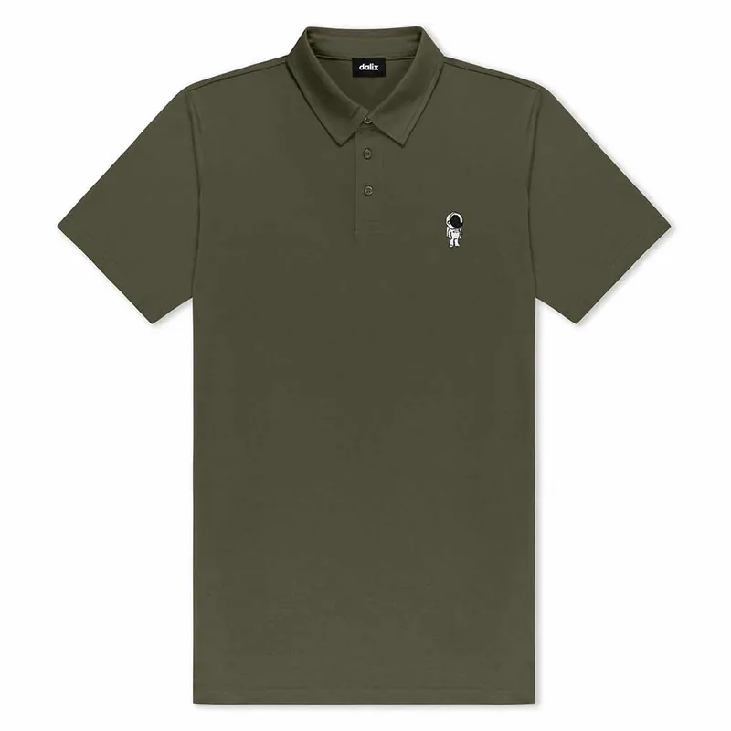 Dalix Astronaut Midweight Short Sleeve Polo Shirt
