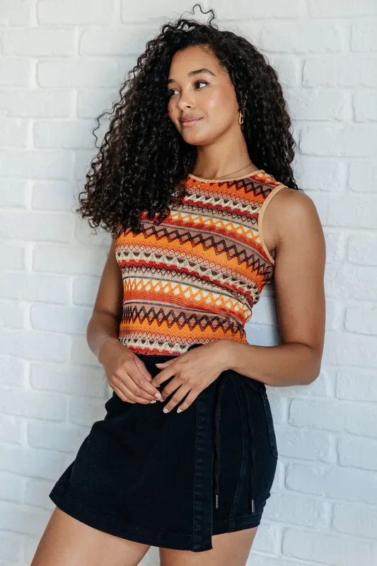 Up in My Feelings Knit Tank - One Eleven North