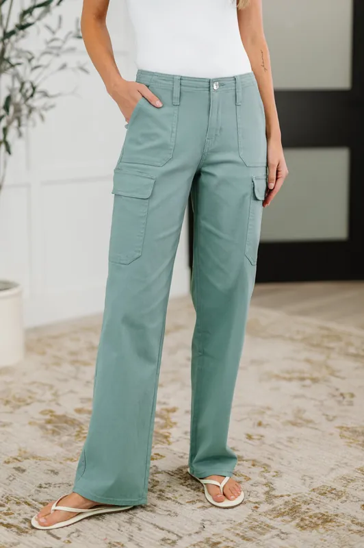 Pocket the Attitude Cargo Bottoms - YMI JEANS