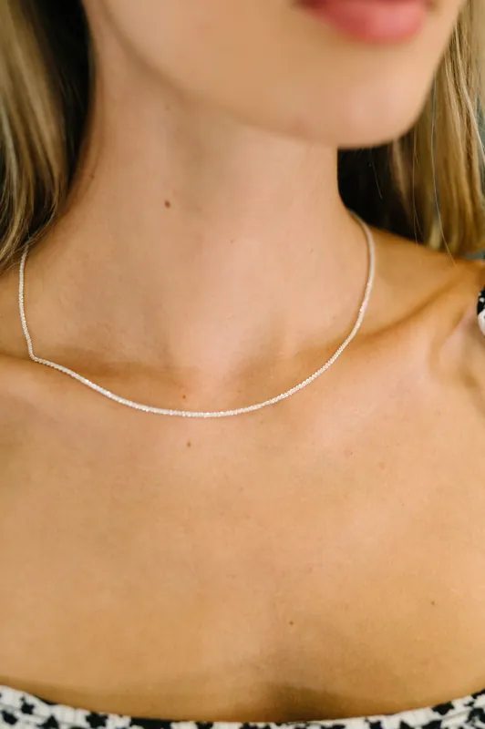 Subtle Sparkle Dainty Necklace - The Dapper Squirrel
