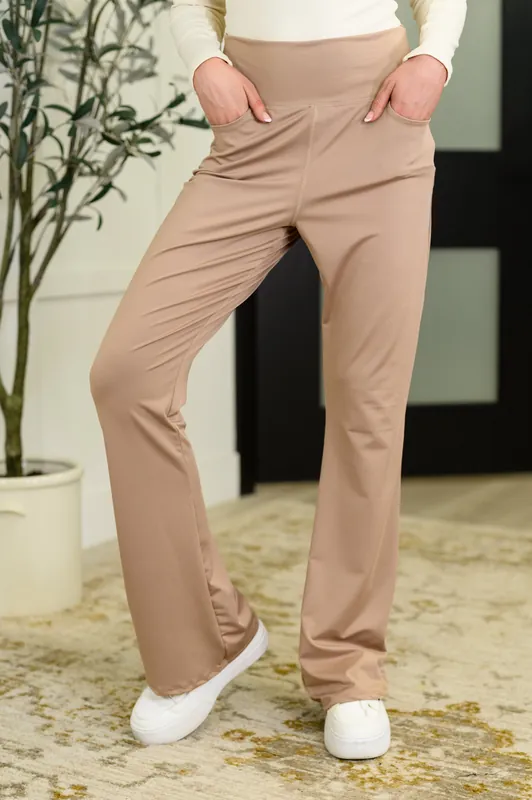 Go Time High Waist Bottoms in Mocha - The Dapper Squirrel