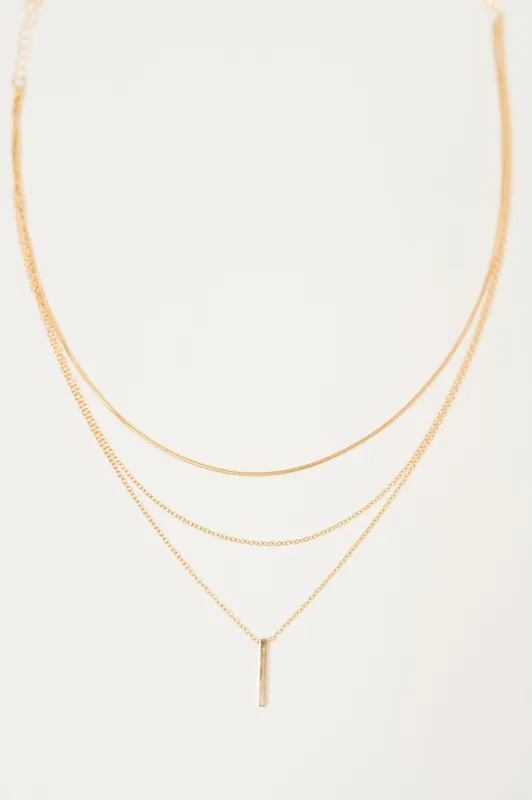 The Signature Set Layered Necklace Set in Gold - The Dapper Squirrel