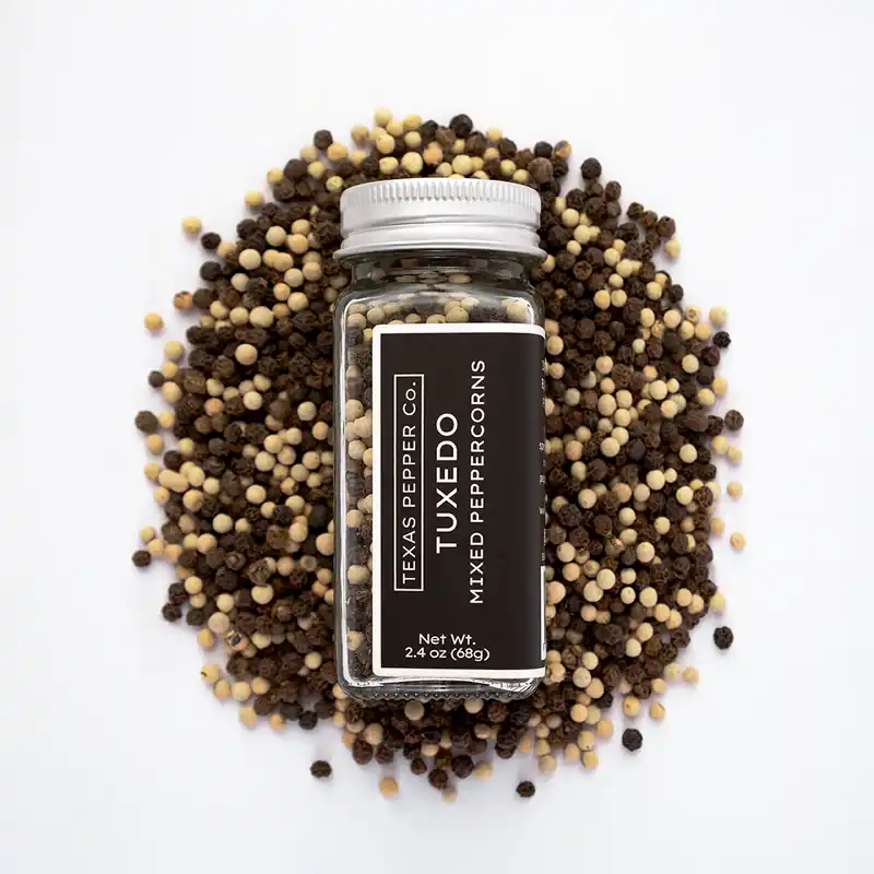Tuxedo Blend Peppercorn - Texas Salt Co