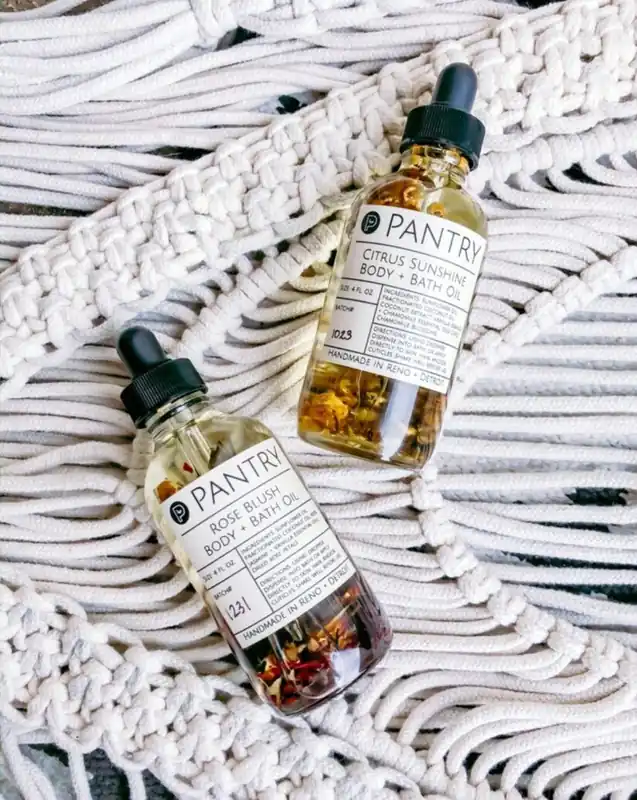 Hydrating Body + Bath Oil | Botanical Bath Tub Oils - Pantry Products