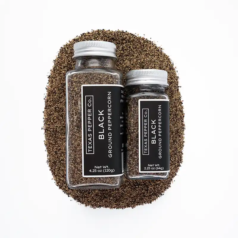 Black Ground Peppercorn - Texas Salt Co