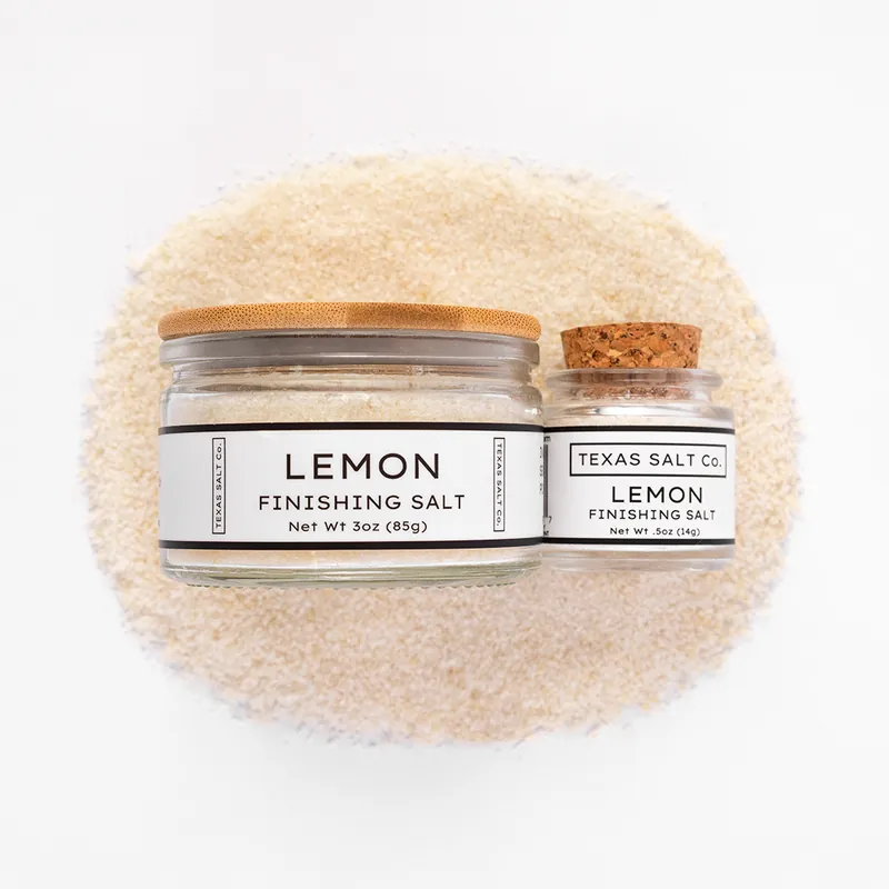 Lemon Finishing Salt - Texas Salt Co