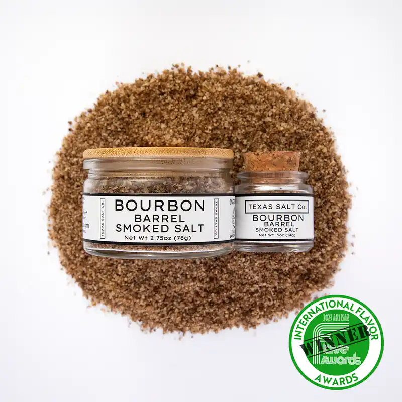 Bourbon Barrel Smoked Salt - Texas Salt Co
