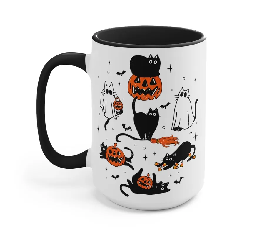 Halloween Kitty Mug - UntamedEgo LLC.