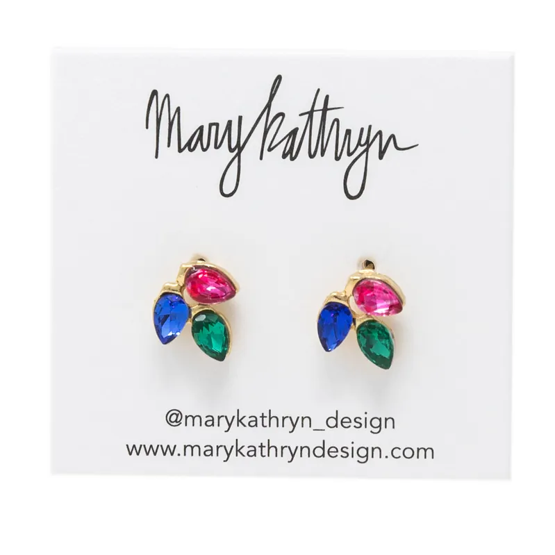 Christmas Lights Earrings - Mary Kathryn Design