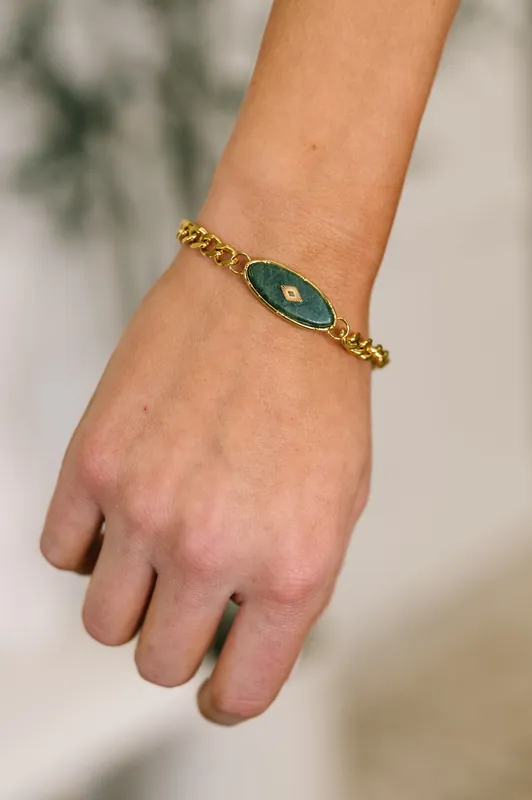 Bangle in Jade Bracelet - The Dapper Squirrel