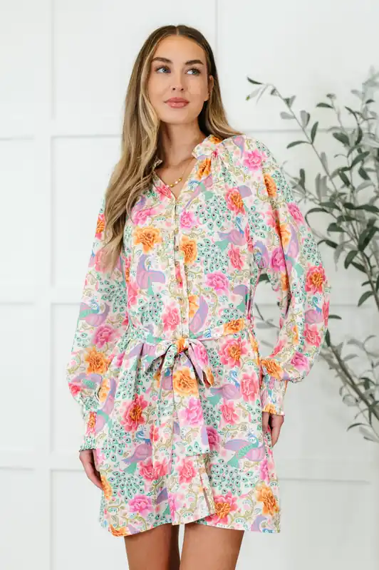Loving Legend Floral Dress - One Eleven North