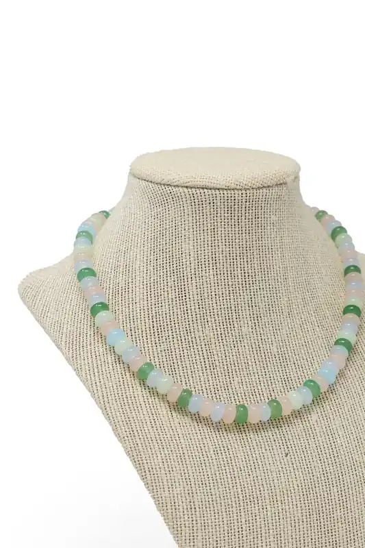 Blue Lagoon Beaded Necklace - Mary Kathryn Design
