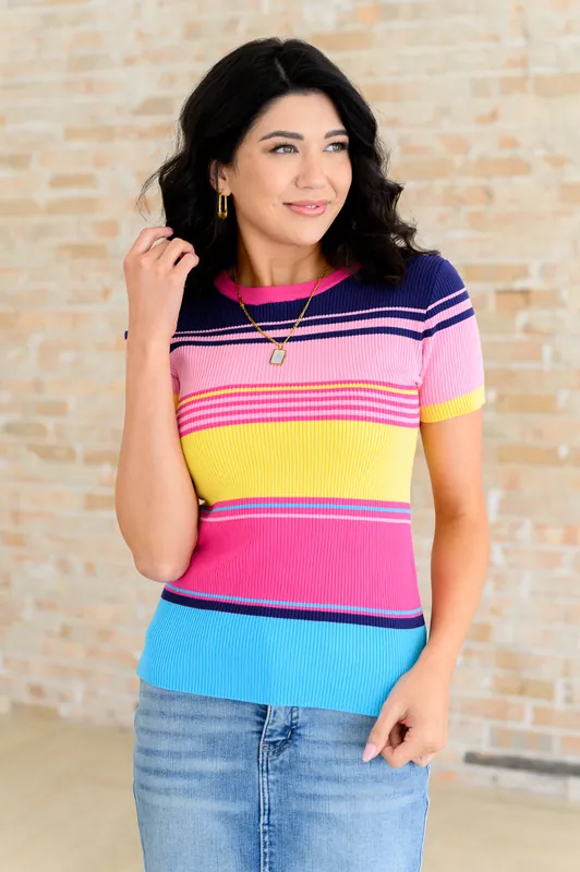 Sounds Great Striped Top - One Eleven North
