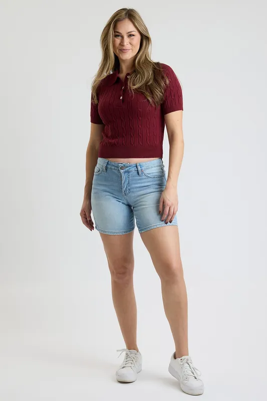 Premium Stretch Basic Short - YMI JEANS