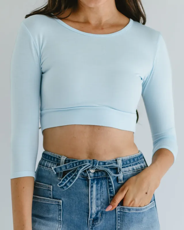Classic 3/4 Sleeve Halftee - HALFTEE Layering Fashions