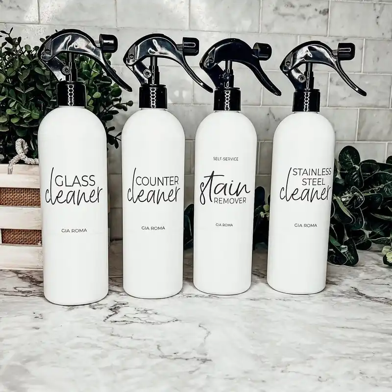16oz Plastic Cleaning Bottles - Gia Roma