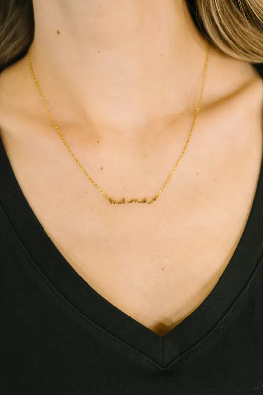 Golden Mama Necklace - The Dapper Squirrel